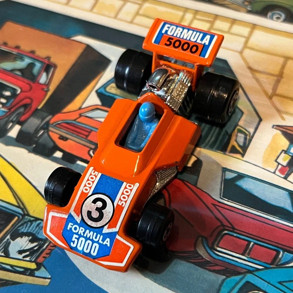 Vintage Matchbox Superfast No. 36 Formula 5000 1975 Lesney England Orange #3